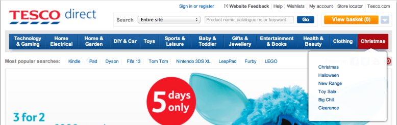 tesco ux usability